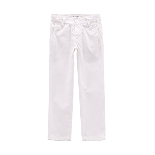 PANTALONE BIANCO TESSUTO CANETE RAGAZZO