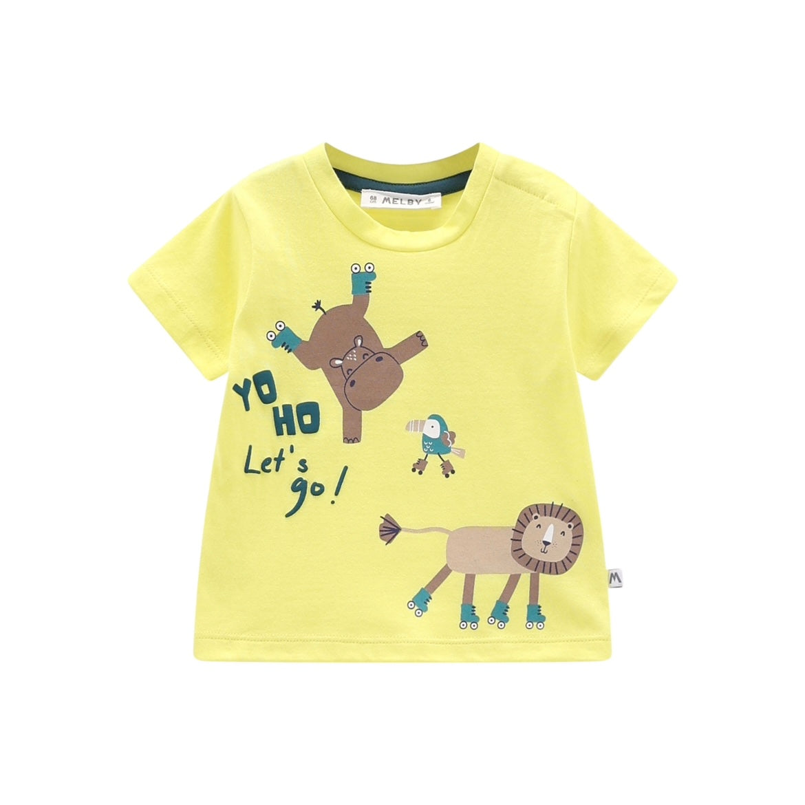 T-SHIRT GIALLA JERSEY