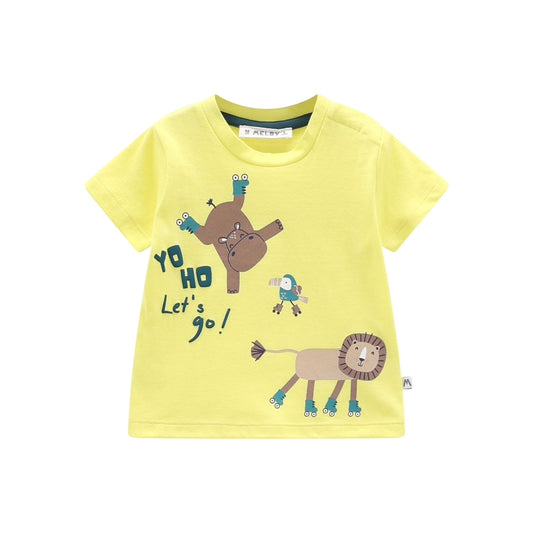 T-SHIRT GIALLA JERSEY