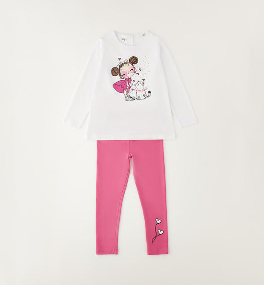 COMPLETO MAGLIETTA E LEGGINS