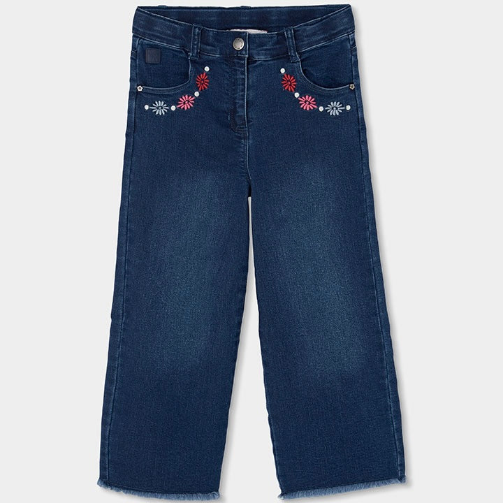 Jeans Denim con ricamo