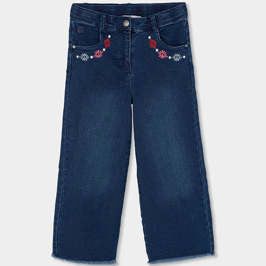 Jeans Denim con ricamo