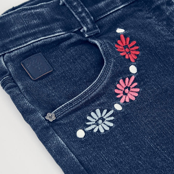 Jeans Denim con ricamo