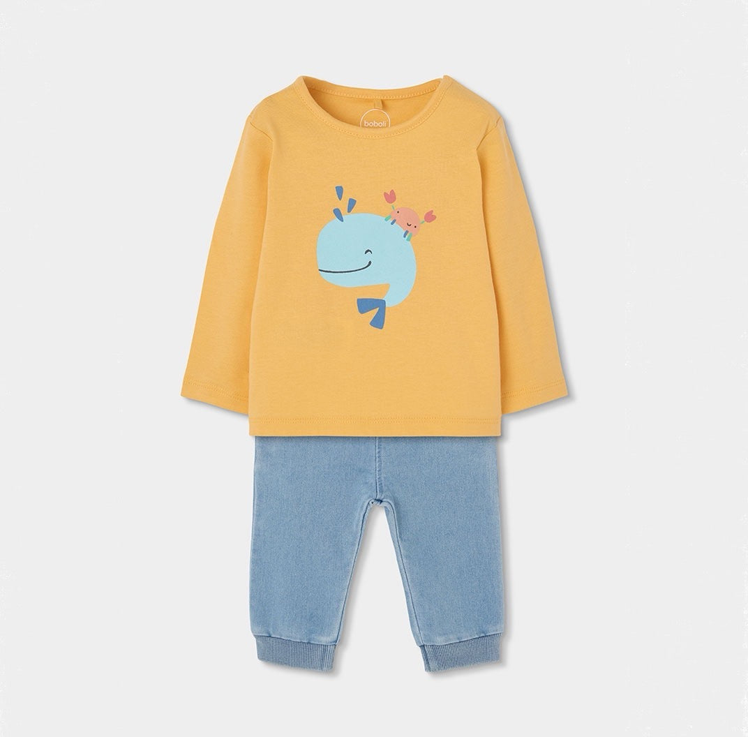 Completo Neonato con Jeans