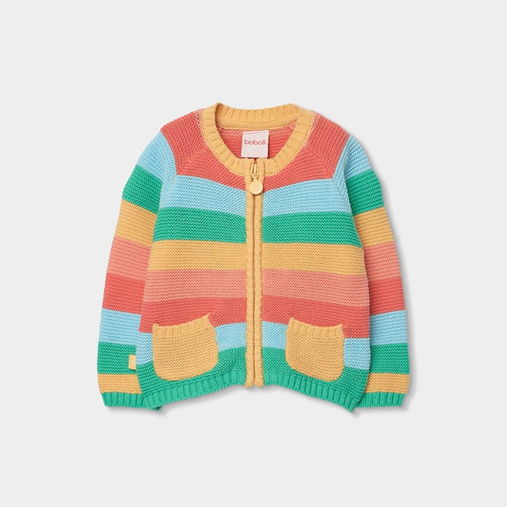 Giacchino in tricot con zip