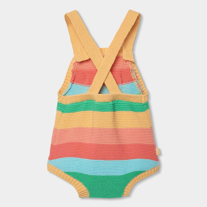 Completo con Salopette in tricot