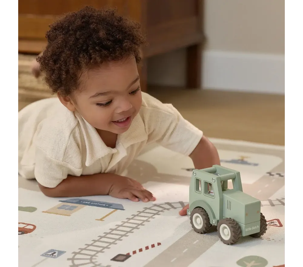 Wooden Tractor