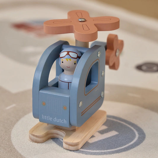 Wooden Helicopter