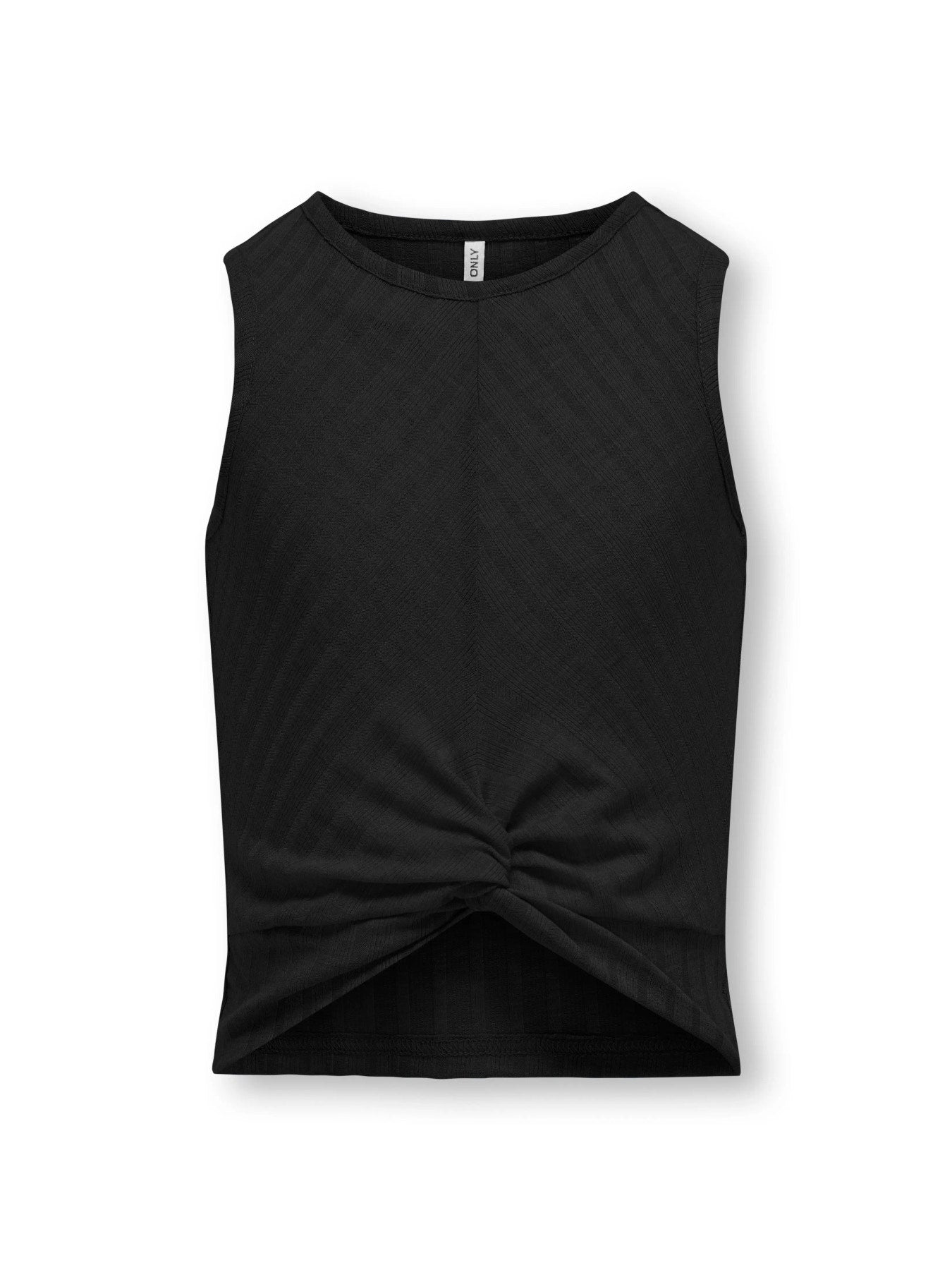TOP A COSTINE CON NODO - NERO