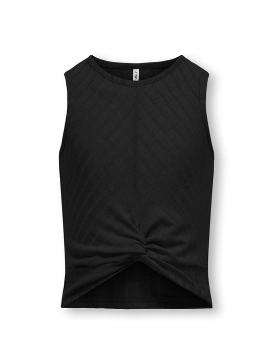 TOP A COSTINE CON NODO - NERO