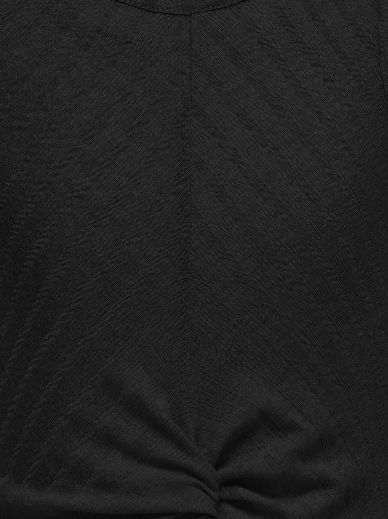 TOP A COSTINE CON NODO - NERO