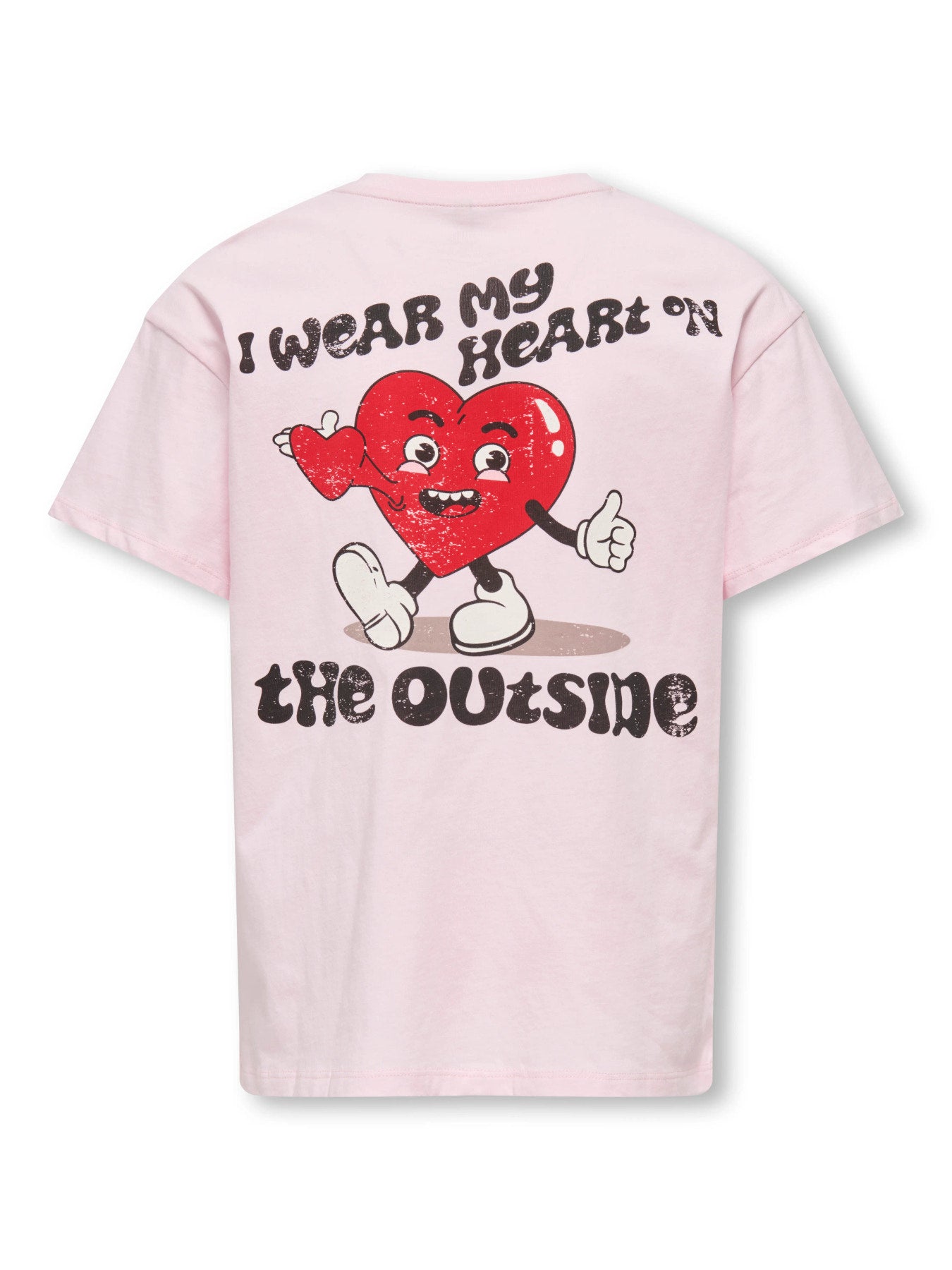 T.SHIRT "CUORE" - ROSA