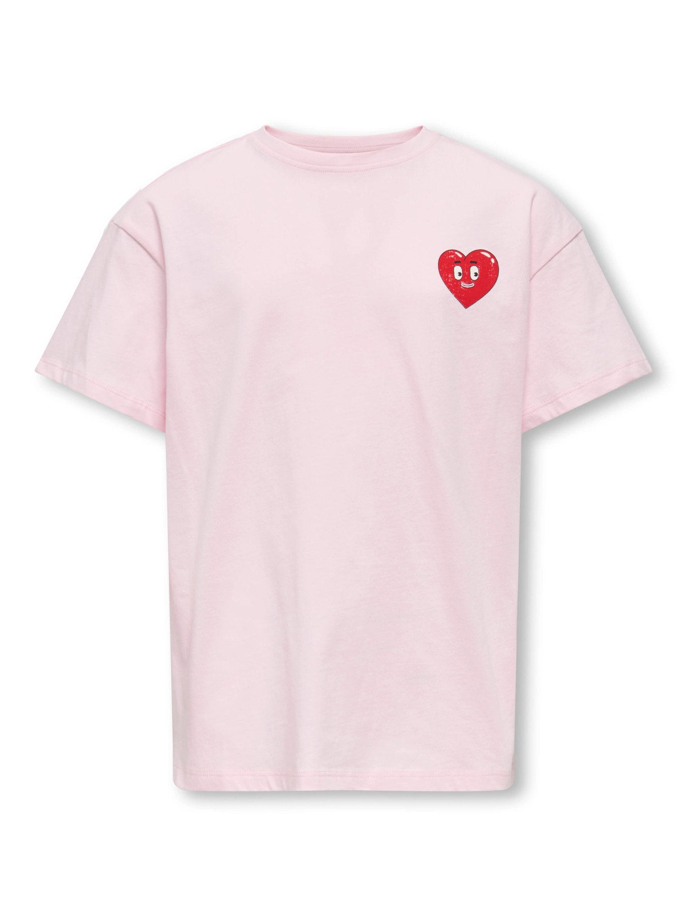 T.SHIRT "CUORE" - ROSA