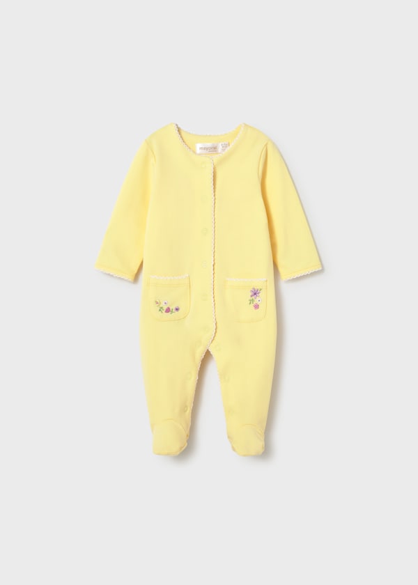 Set 2 pigiami lunghi neonata
