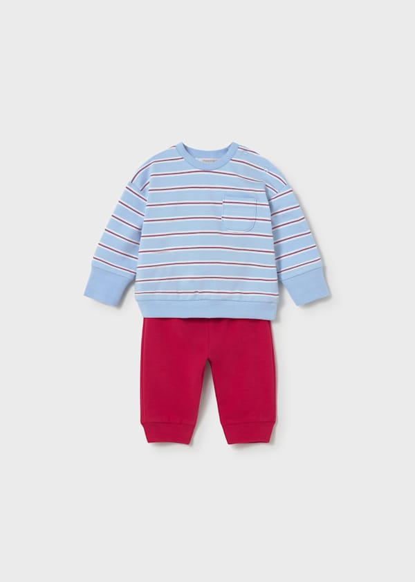 Completo tuta manica lunga 4 pezzi neonato