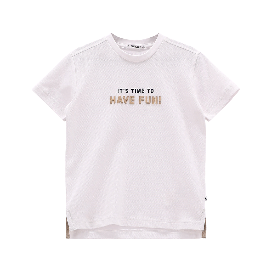 T-SHIRT PIQUET BIANCA