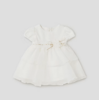Abito Elegante con fiore in cinta