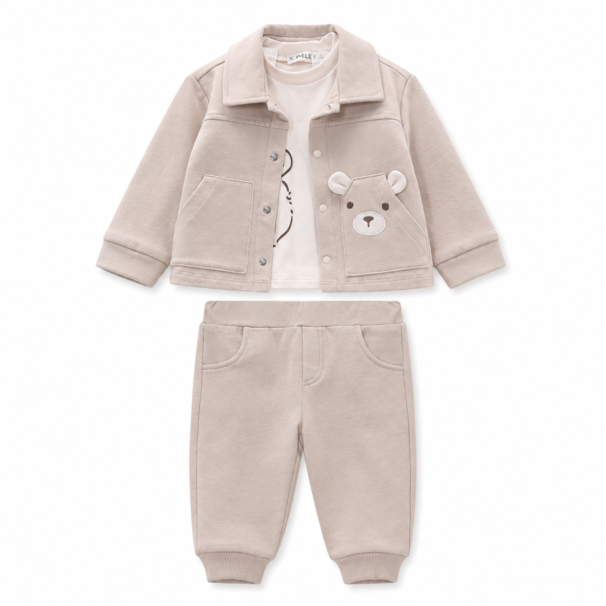 COMPLETO 3PZ FELPA MAGLIETTA E PANTALONE