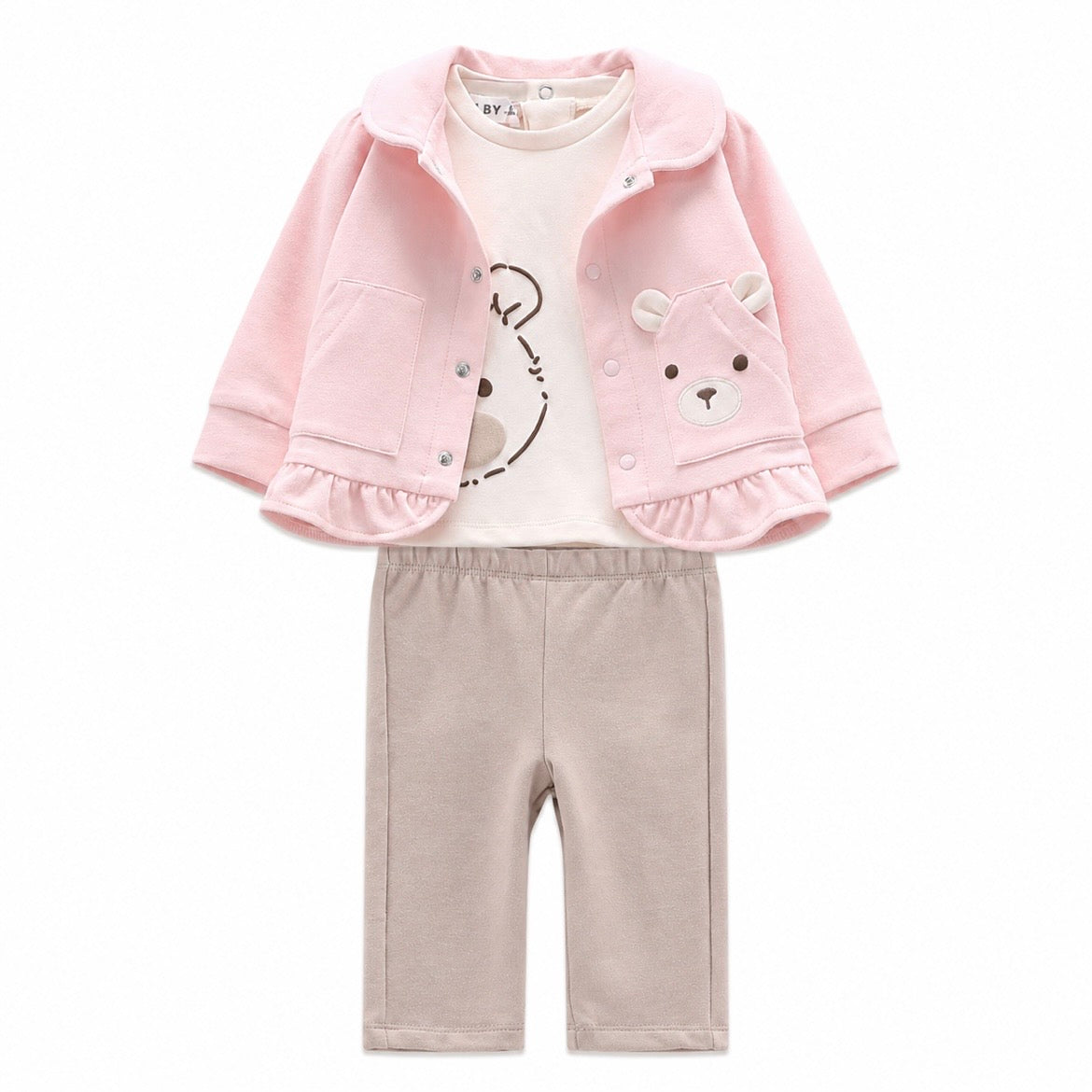 COMPLETO 3PZ FELPA MAGLIETTA E PANTALONIE IN INTERLOCK