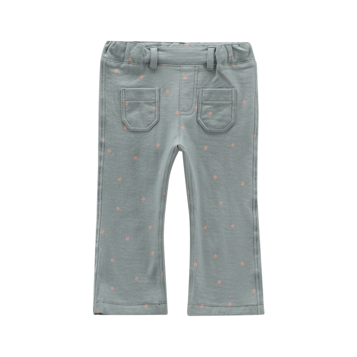 LEGGINGS A ZAMPA VERDE BAMBINA