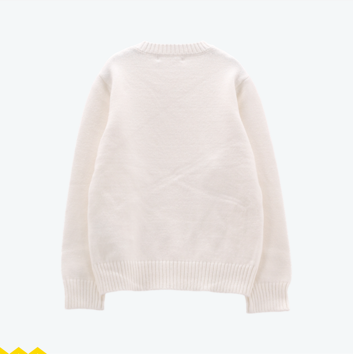 MAGLIONE BIANCO IN TRICOT RAGAZZO