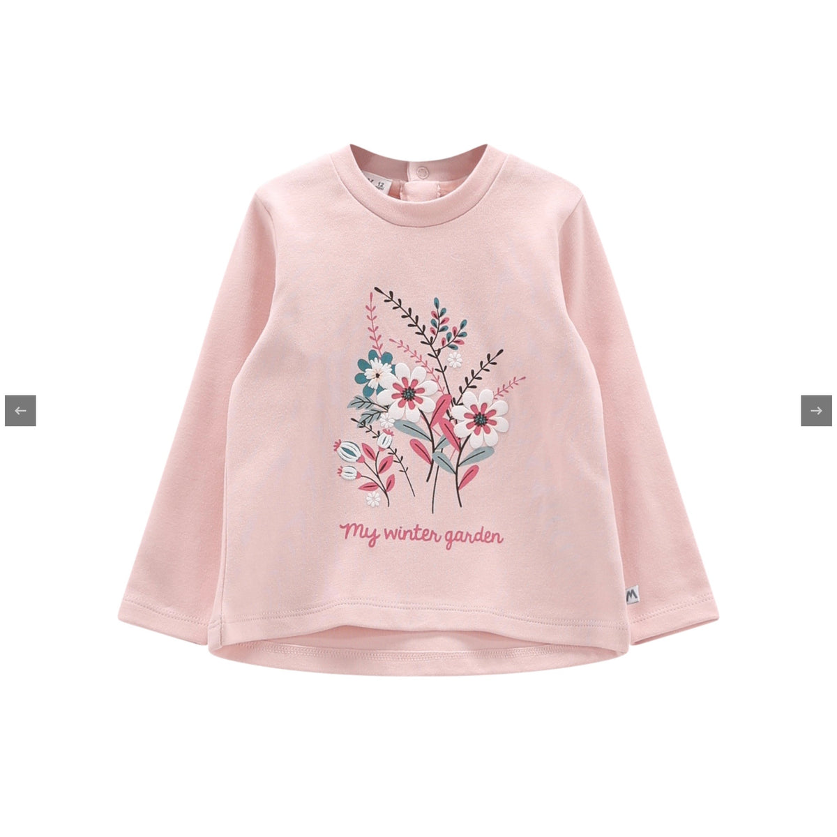 MAGLIETTA  ROSA CON STAMPA A FIORI