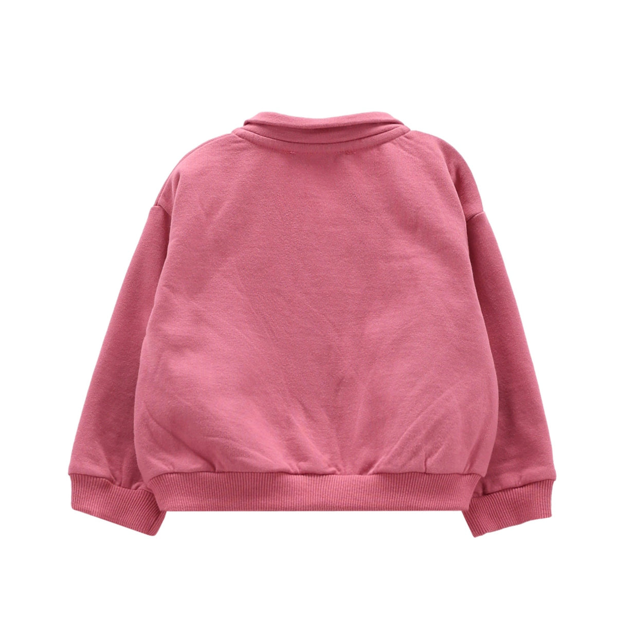 FELPA CON ZIP COLOR ORCHIDEA