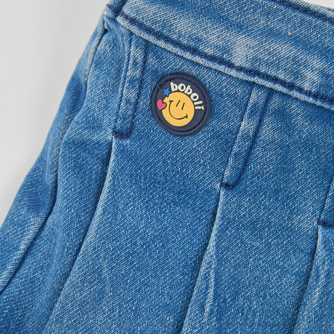 Gonna pantalone denim per bimba  -BCI