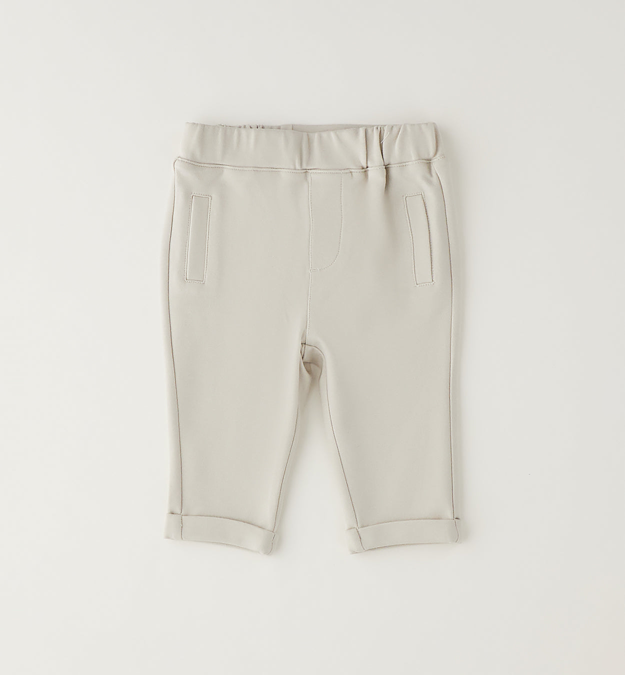 PANTALONE IN MAGLIA TAGLIATA LUNGO