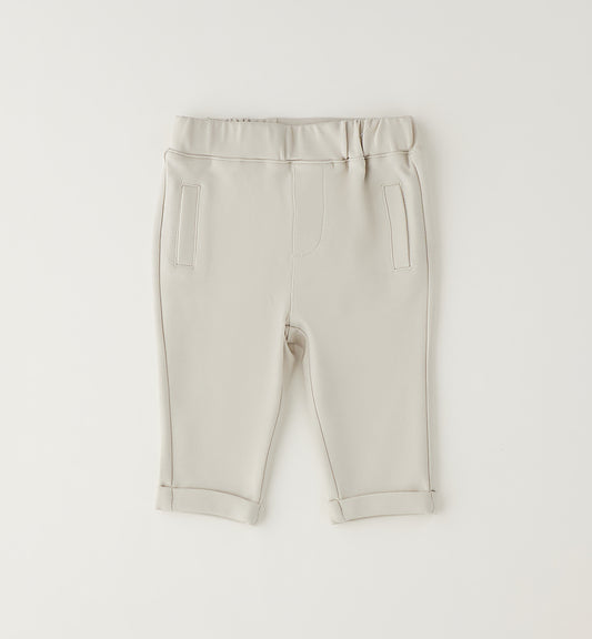 PANTALONE IN MAGLIA TAGLIATA LUNGO