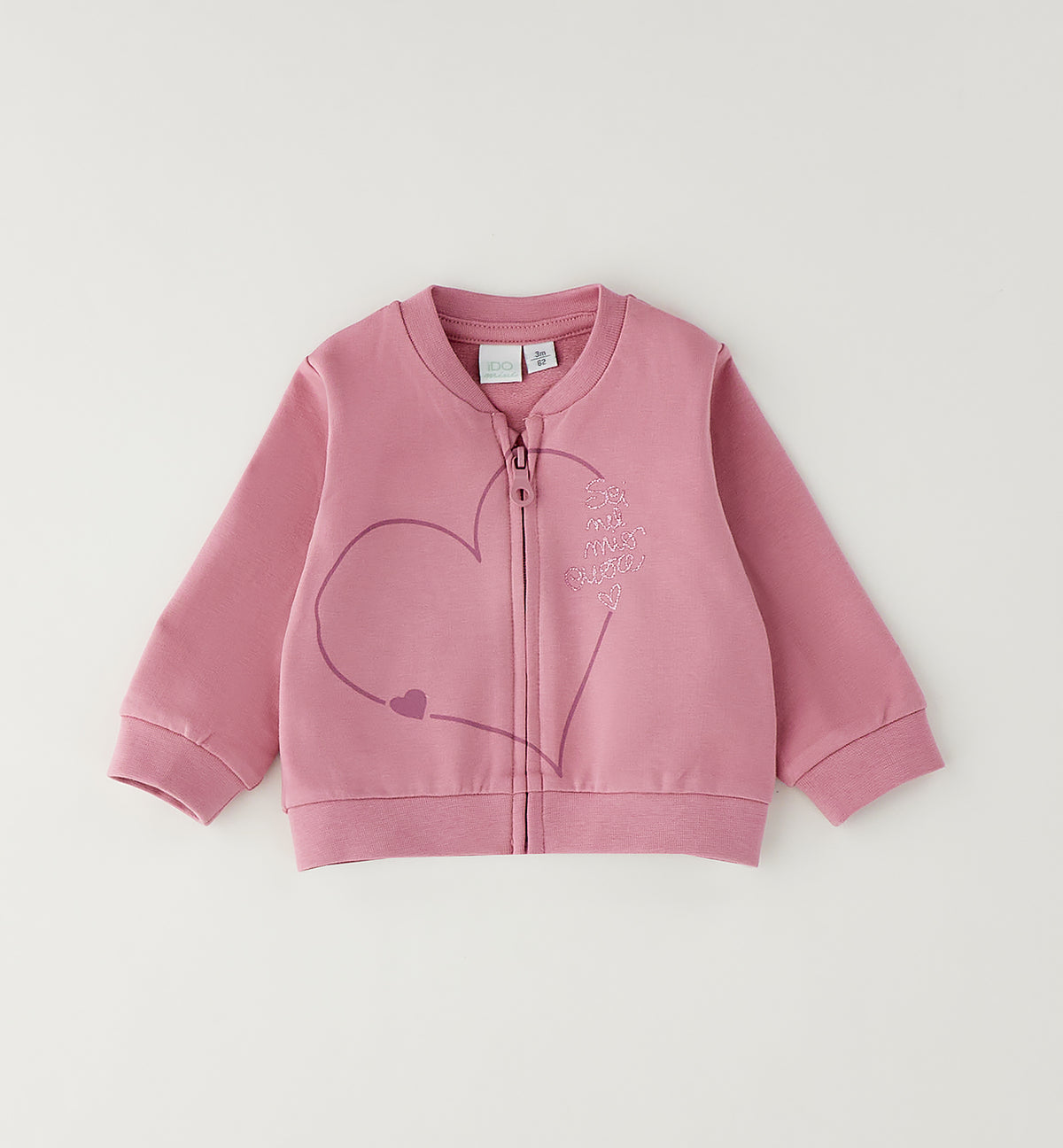 FELPA APERTA ML CON ZIP