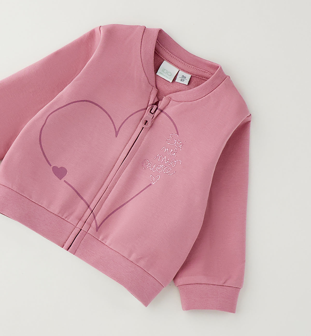 FELPA APERTA ML CON ZIP