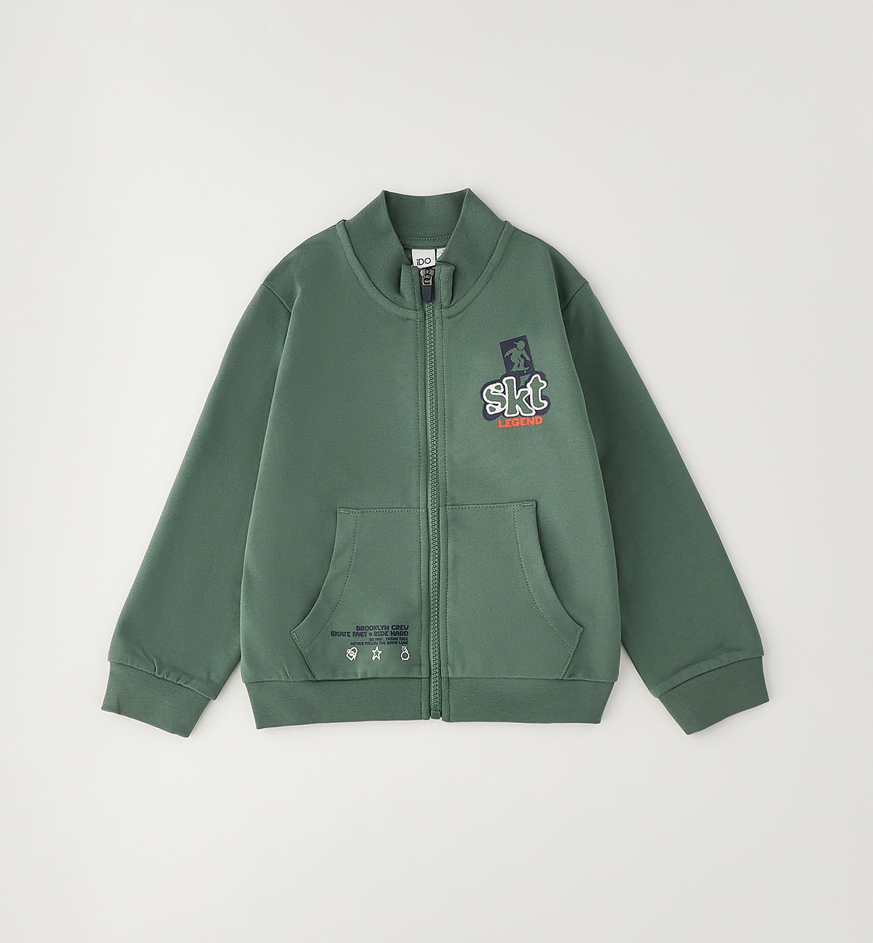 FELPA APERTA ML CON ZIP O CON BOTTONI