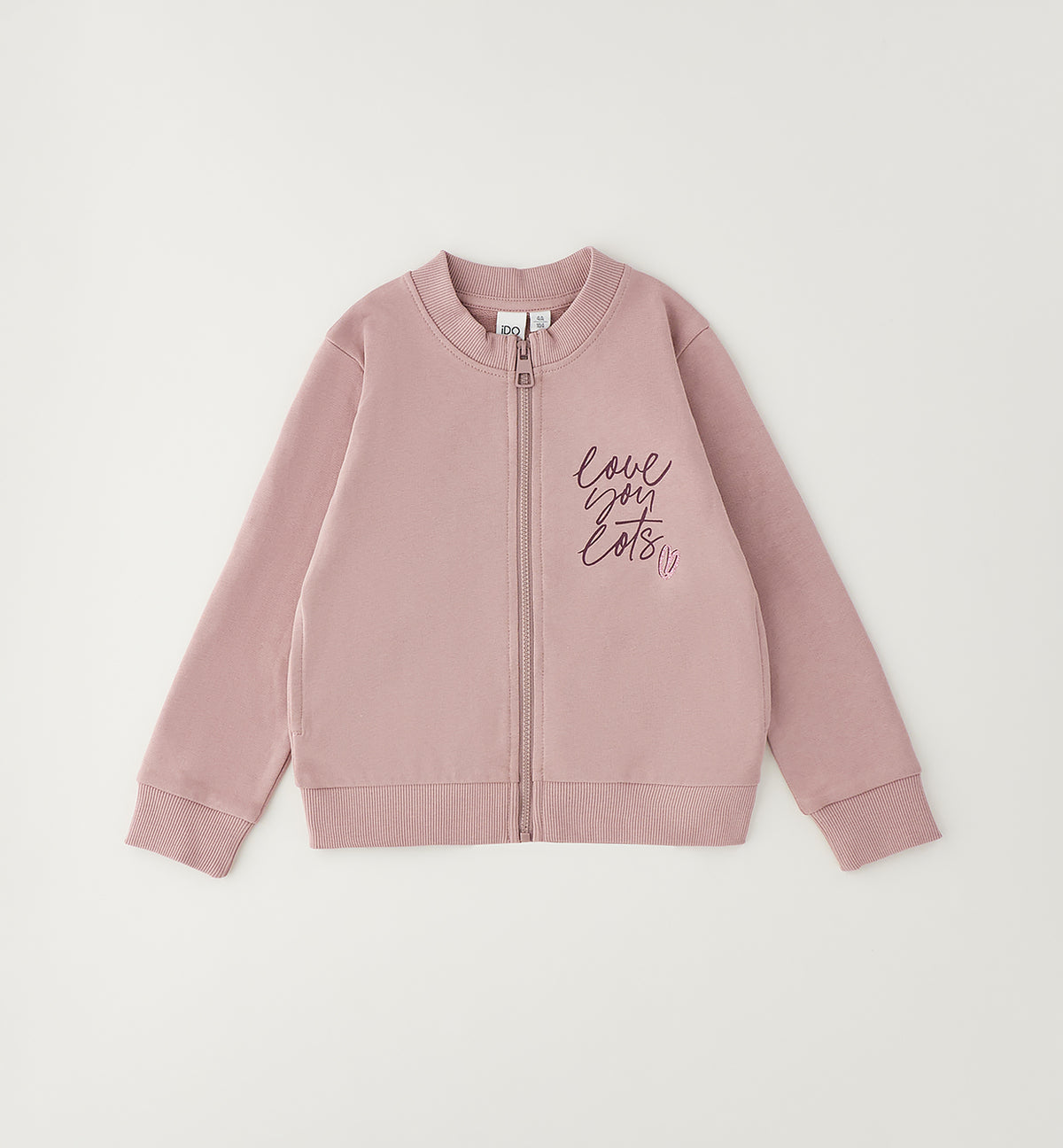 FELPA APERTA CON ZIP