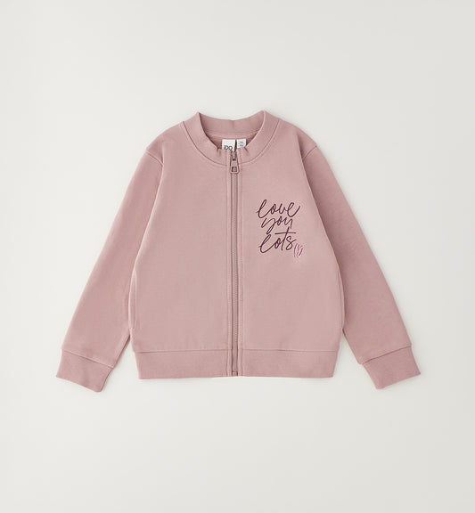 FELPA APERTA CON ZIP