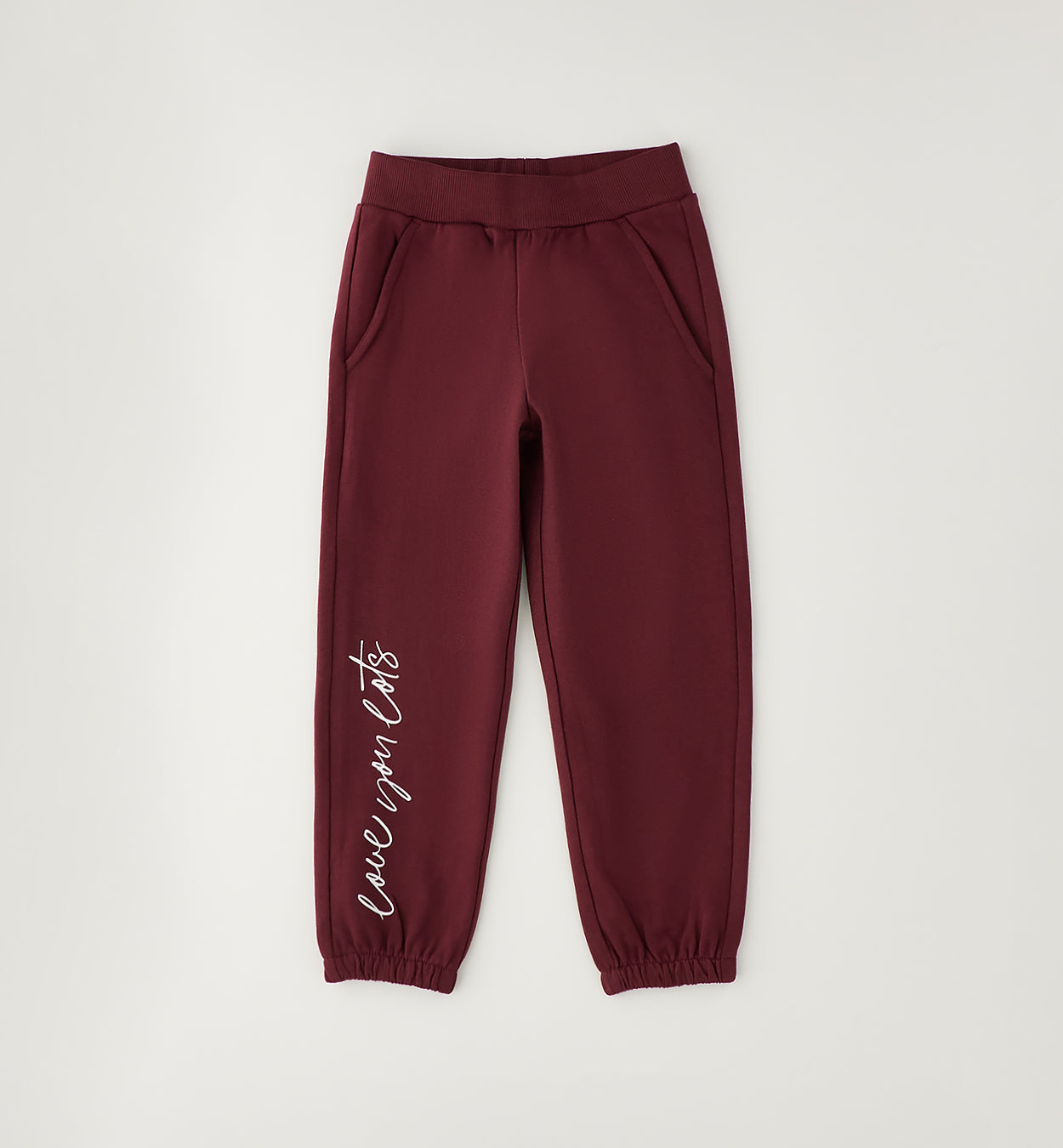 PANTALONE TUTA BORDEAUX