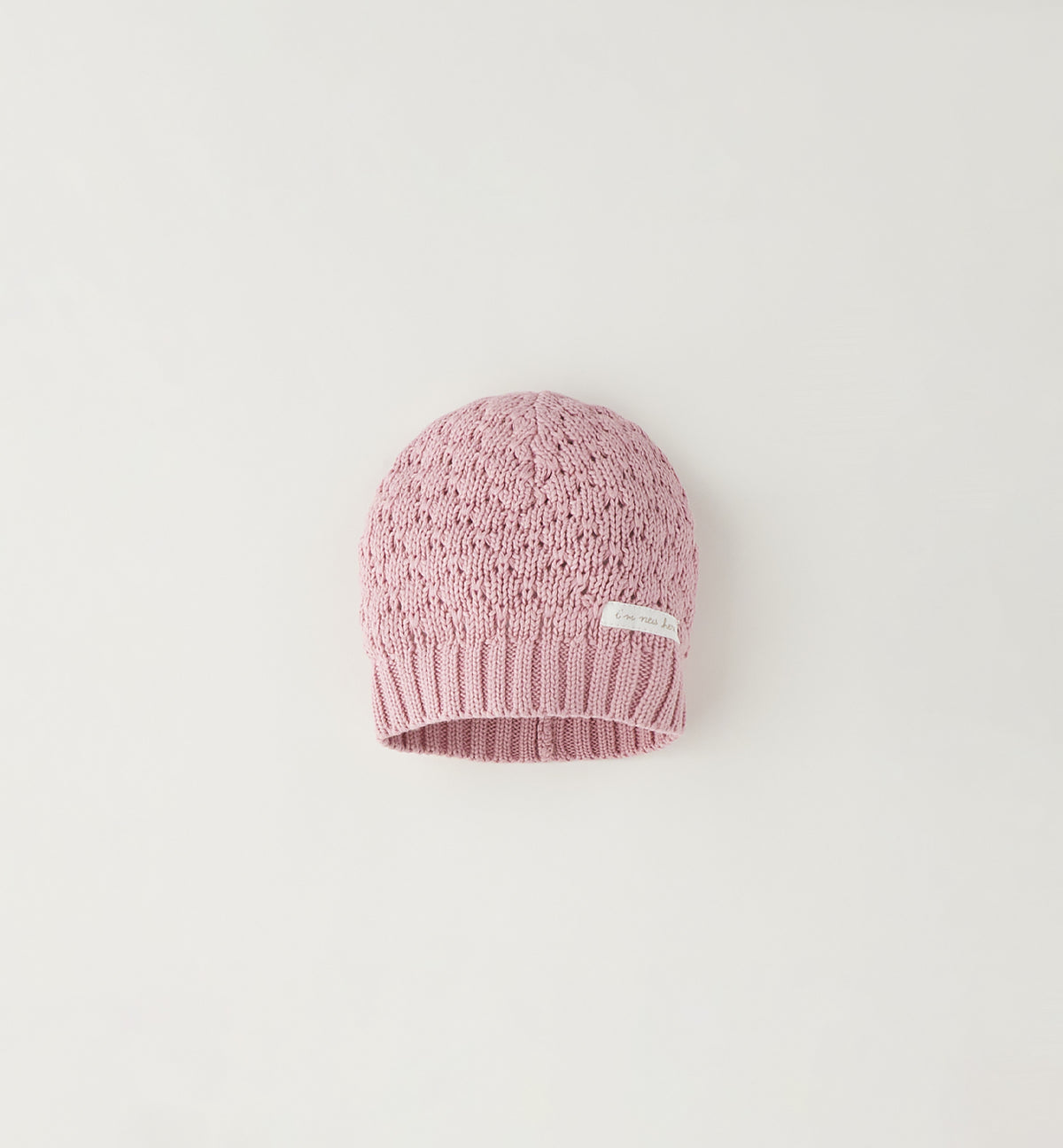 CAPPELLINO IN TRICOT ROSA