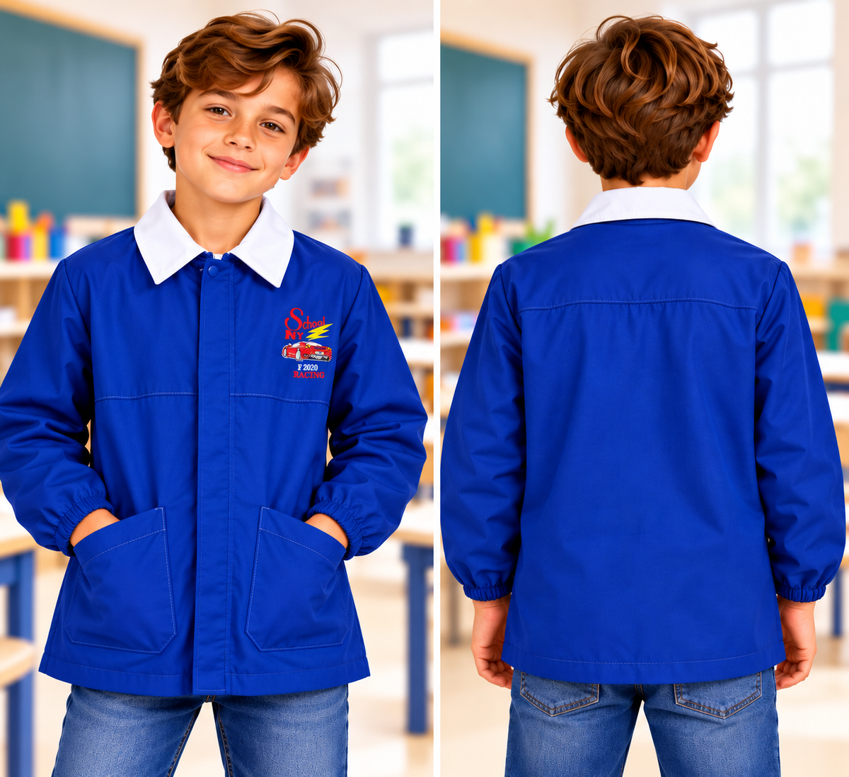 Grembiule casacca "School NY"