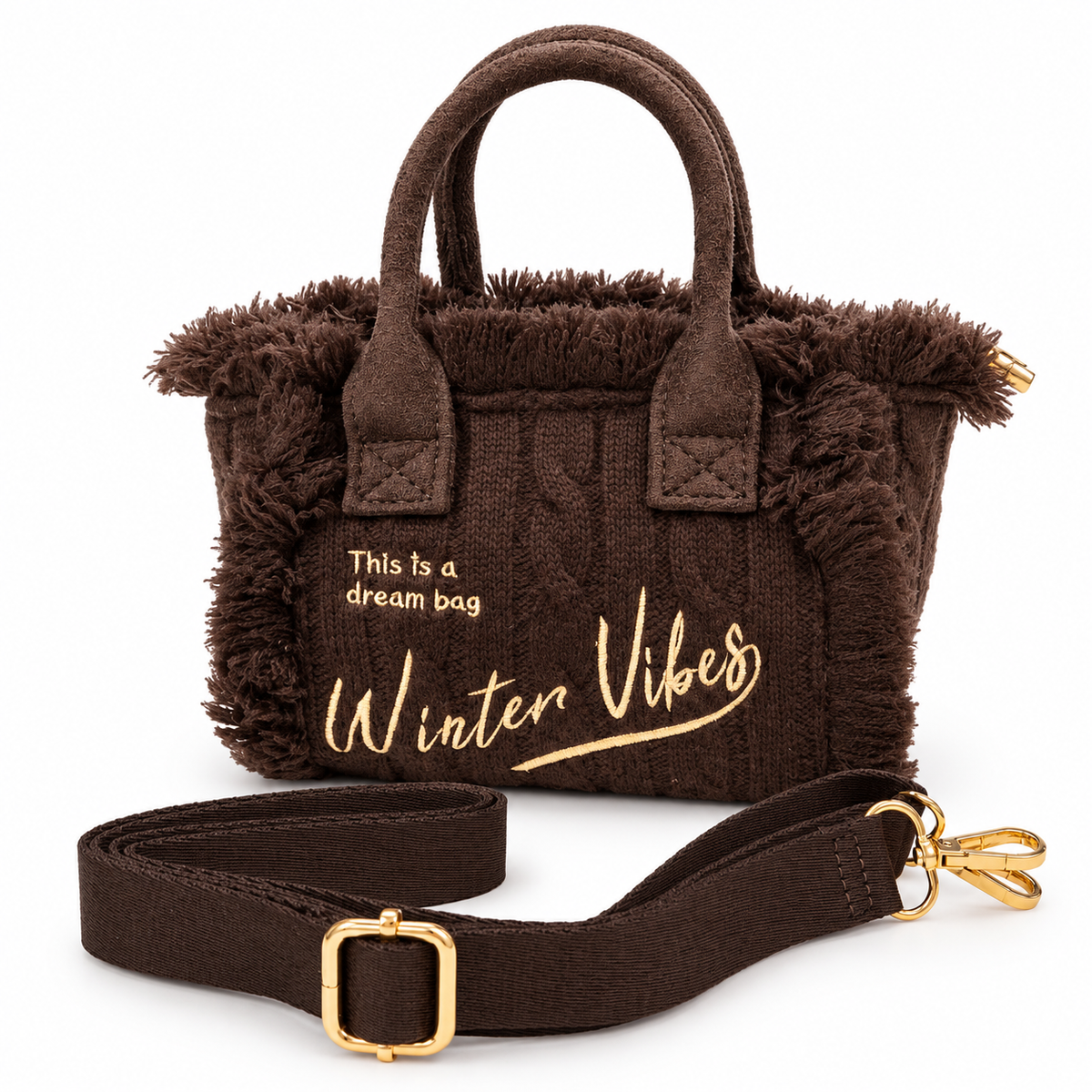 Borsa "Winter Vibes" con tracolla