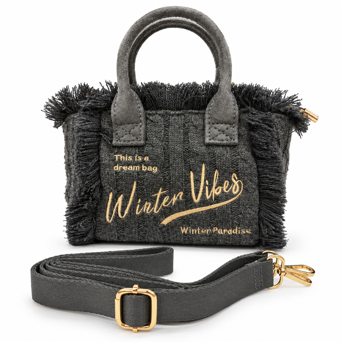Borsa "Winter Vibes" con tracolla