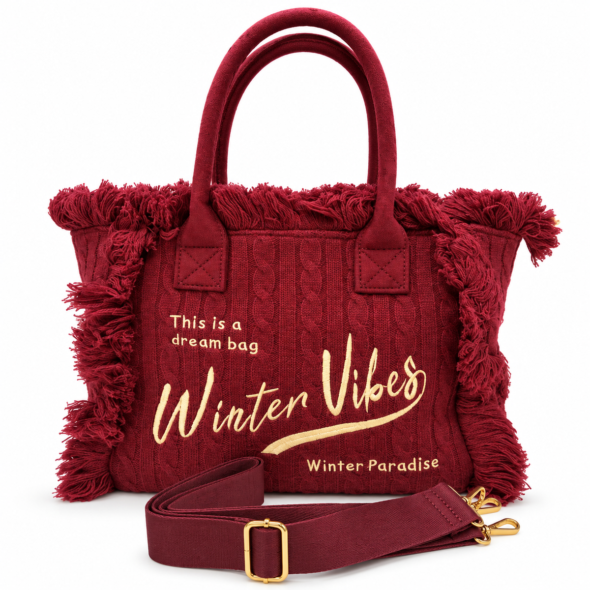 Borsa "Winter Vibes" con tracolla