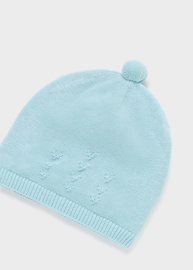Cappellino verde in cotone - Mayoral Newborn