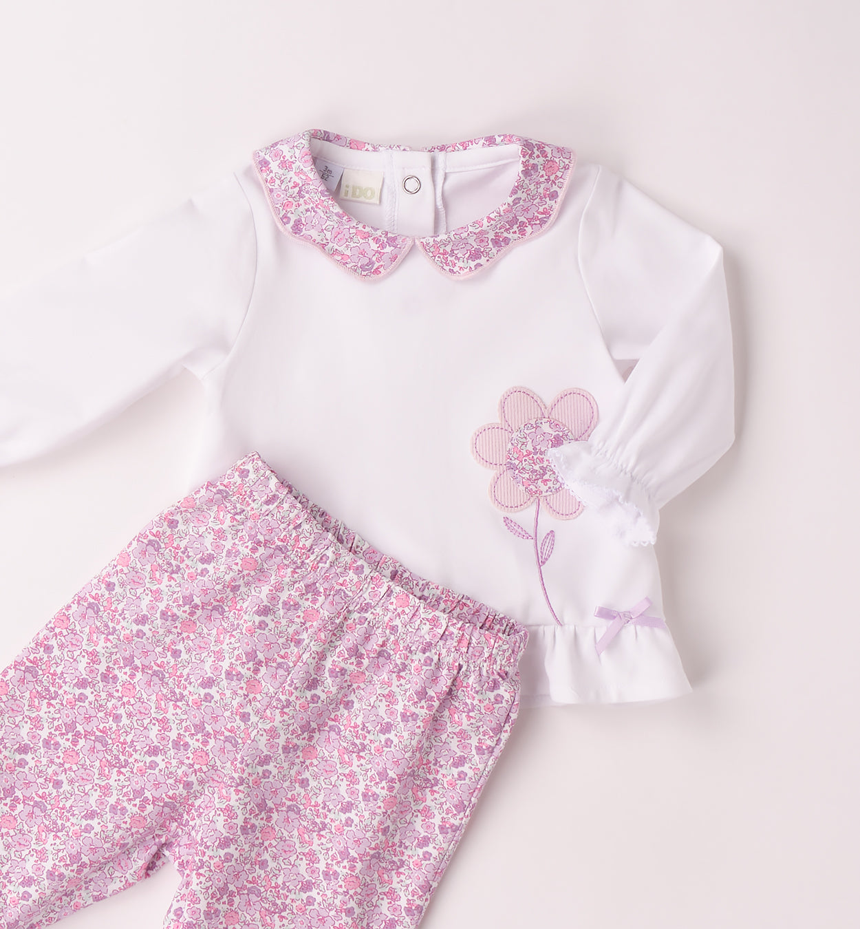 TUTINA DUE PEZZI CON PIEDE NEONATA - iDO