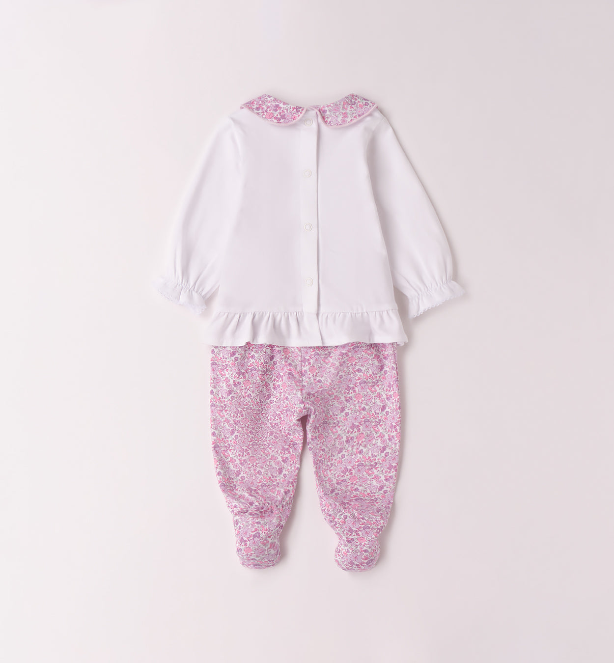 TUTINA DUE PEZZI CON PIEDE NEONATA - iDO