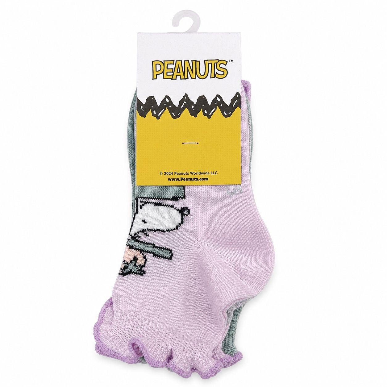 CALZINO CORTO BIPACK SNOOPY - NEONATA